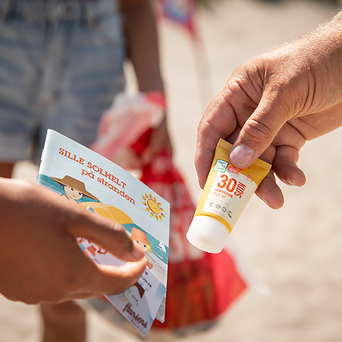 Derma Solcreme og Sille Solhelt minibog