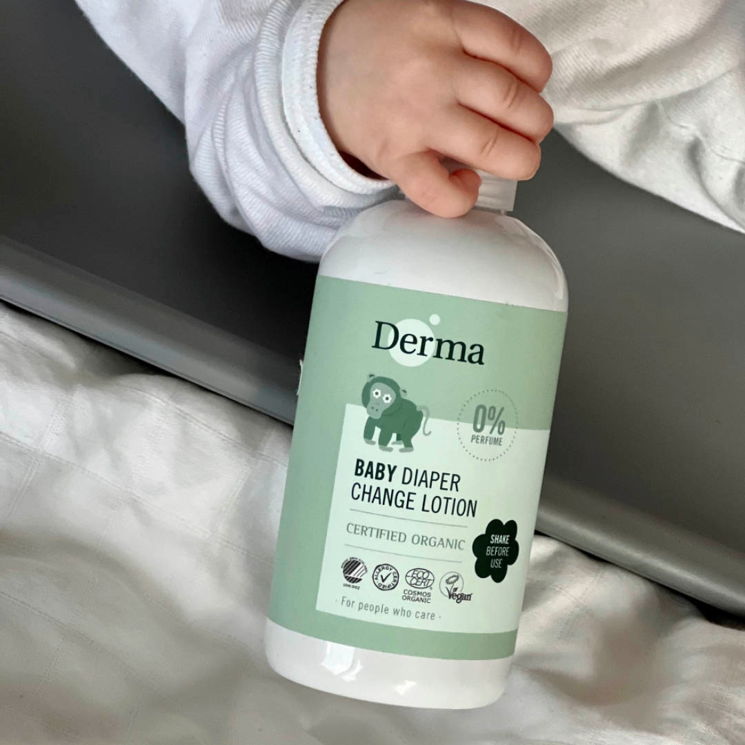 Derma Diaper Change Lotion - Sådan forebygger du rød numse