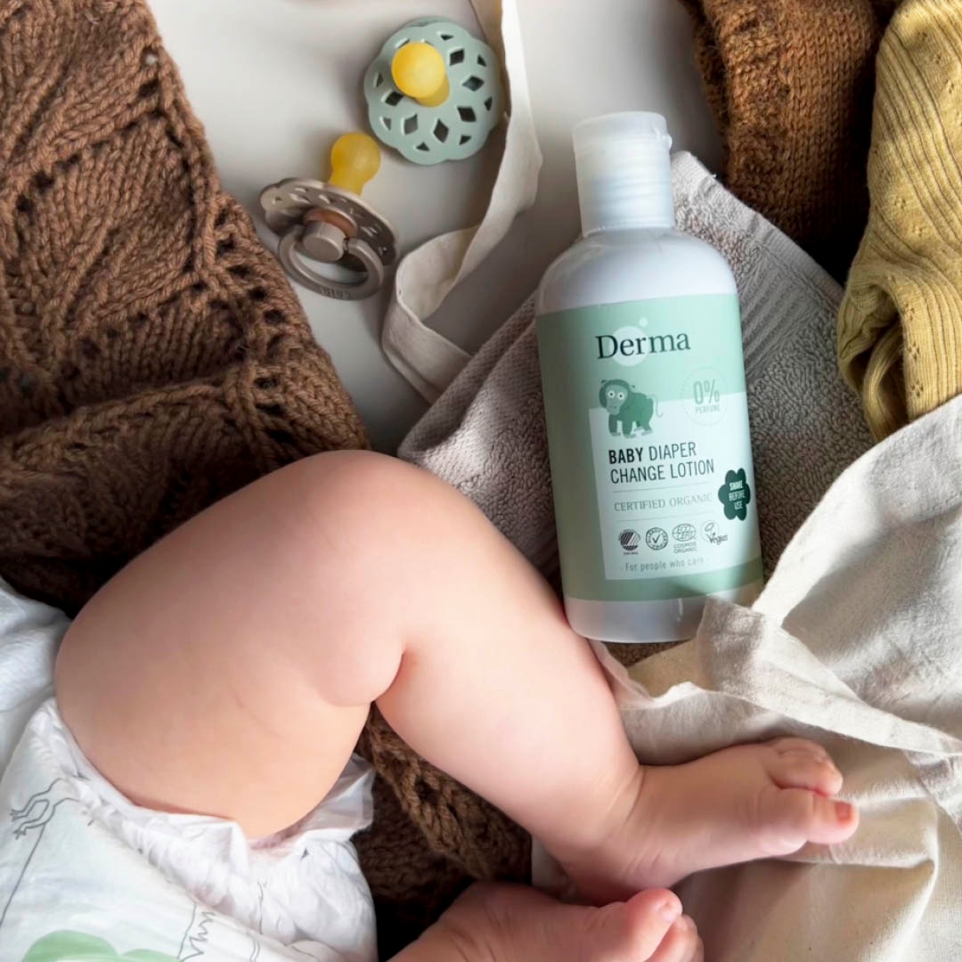 Derma Diaper Change Lotion - En bleskift creme, der både renser, plejer og beskytter