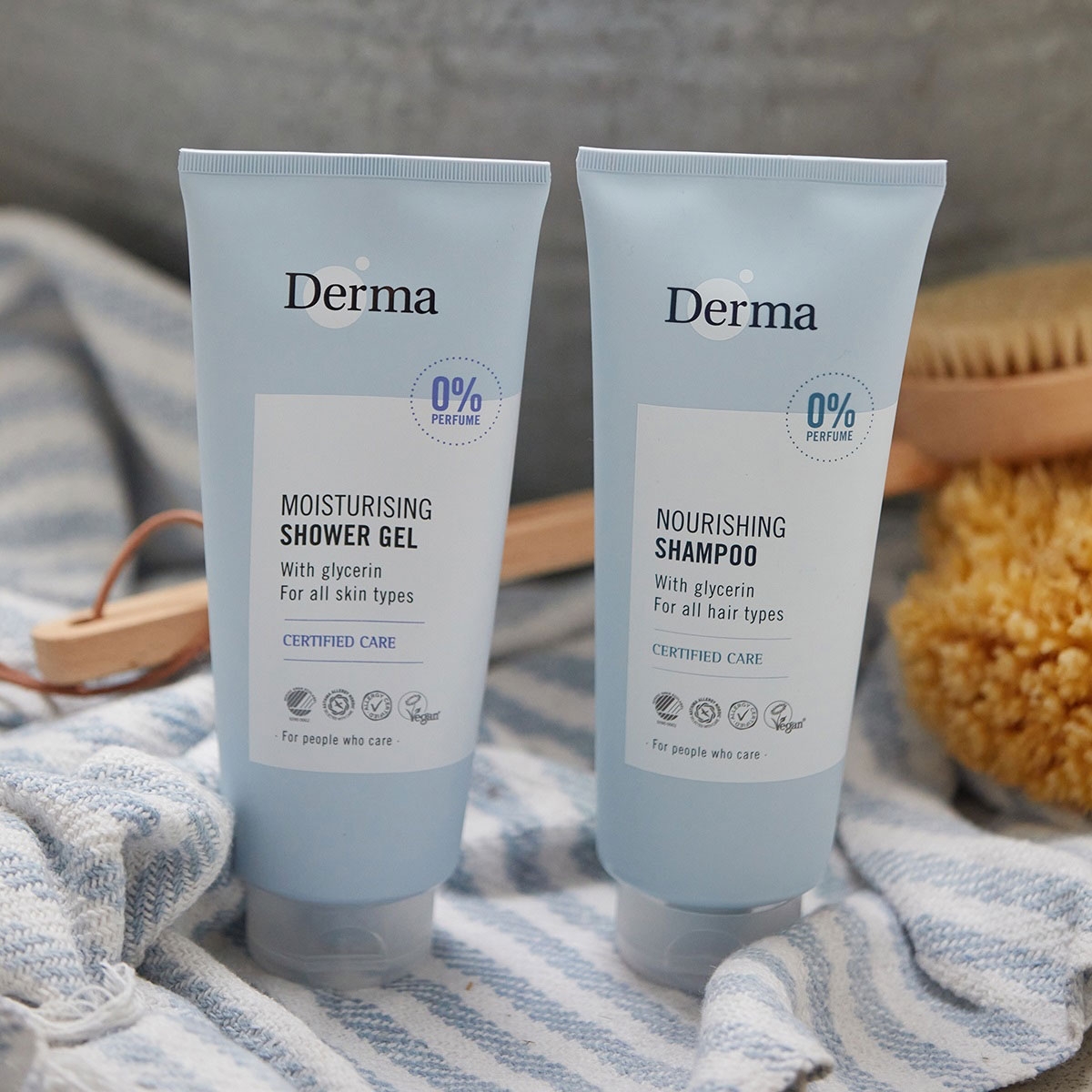 Derma Family Shower Gel og Shampoo