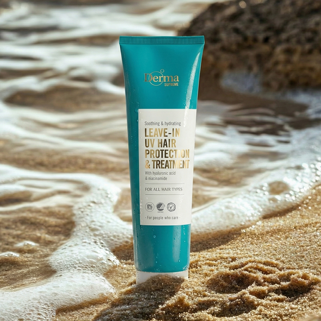 Derma Supreme Leave-in UV Hair Protection og Treatment_Balsam og Hårkur i en_i vandkant