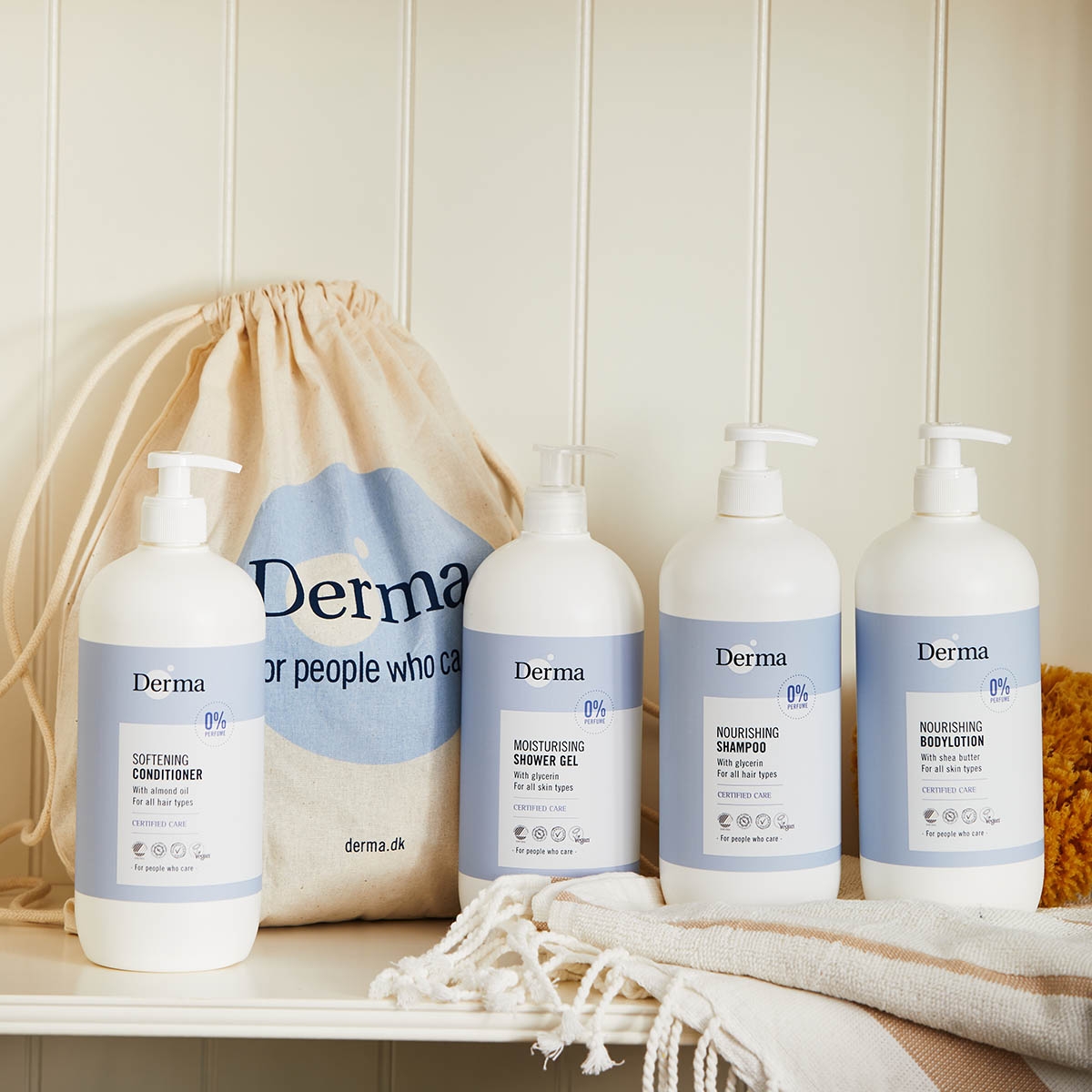 Derma Family super size shower gel shampoo balsam bodylotion