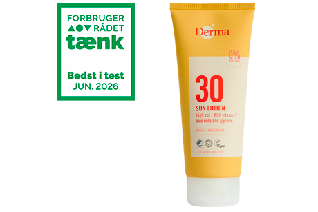 Derma Sollotion SPF30_Bedst i test, Tænk 2026