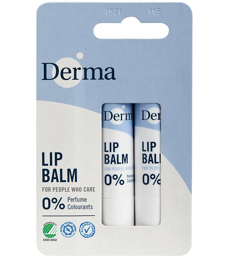 Devise at fortsætte nødvendig Allergivenlig læbepomade til tørre læber fra Derma I Køb her!