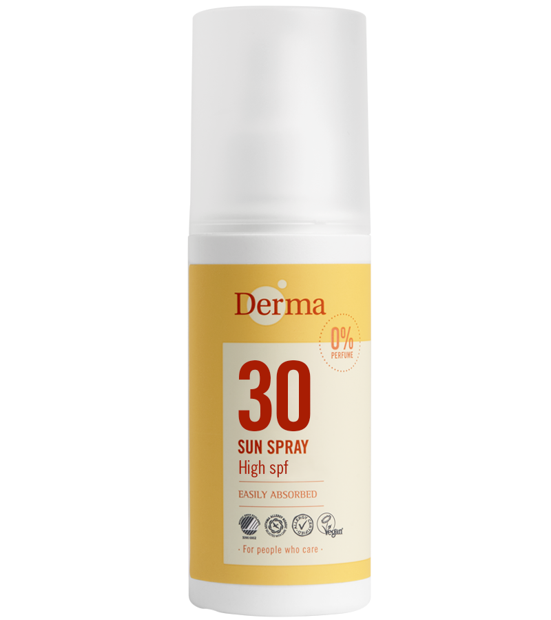 ægteskab Seraph Resonate Solspray SPF30 fra Derma I Allergi- og miljøvenlig I Køb her!☀